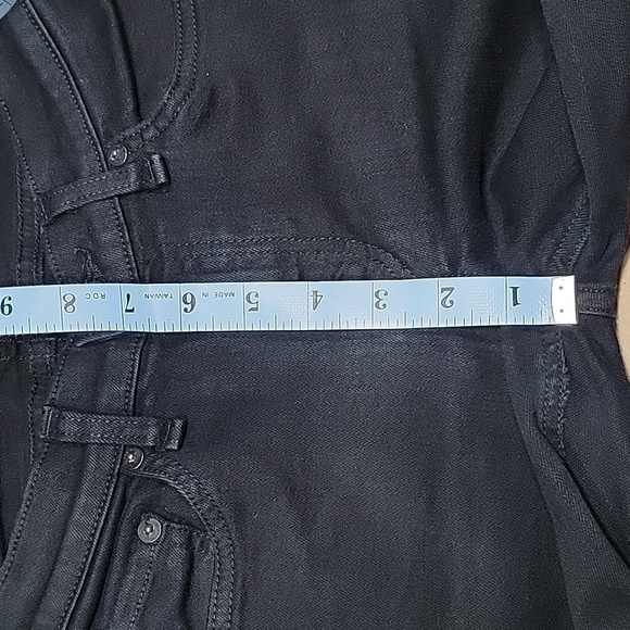 Rag & Bone Size 28 Skinny Coated Black Jeans Style # 1502K520, Gently Used Cond. - Picture 10 of 15